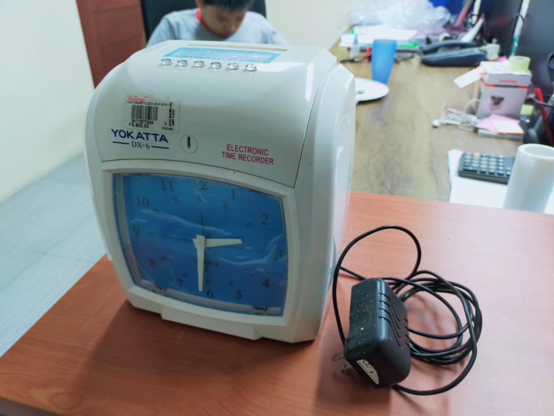 YOKATTA Timecard Machine (Category: Office & Business Technology) located in Makati City. Submitted by samferrer (Listing ID 1013933623, Image 1). Description: .
