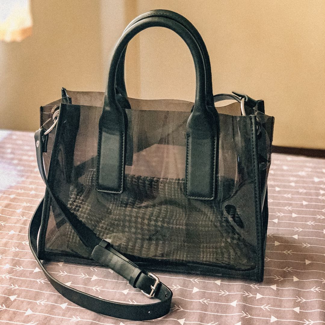 Zara Transparent Bag, Women's Fashion 