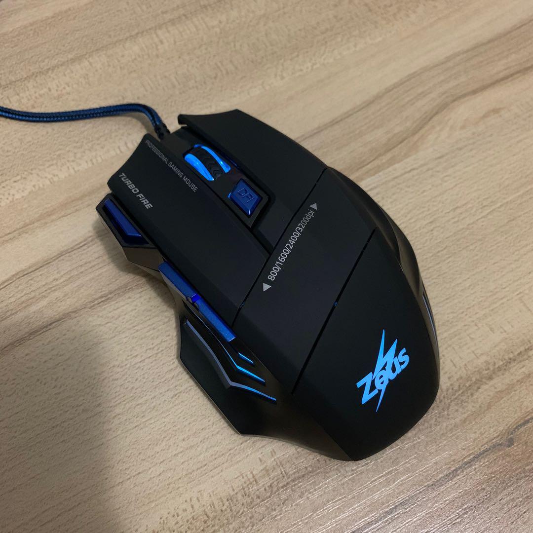 Zeus M330 High Speed Gaming Mouse with Mouse Pad, Computers & Tech