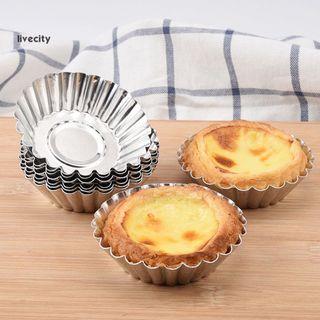 10pcs Silicone Muffin Cups For Steaming Puddings, Cupcakes, Muffins, Cake  Baking Cups Liners, Random Color