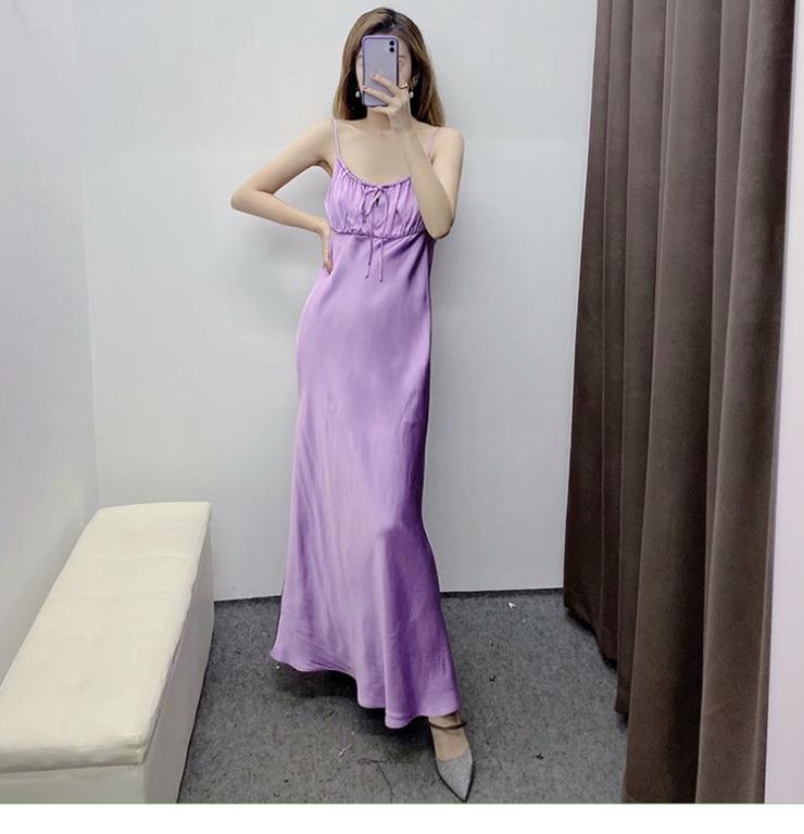 zara violet dress