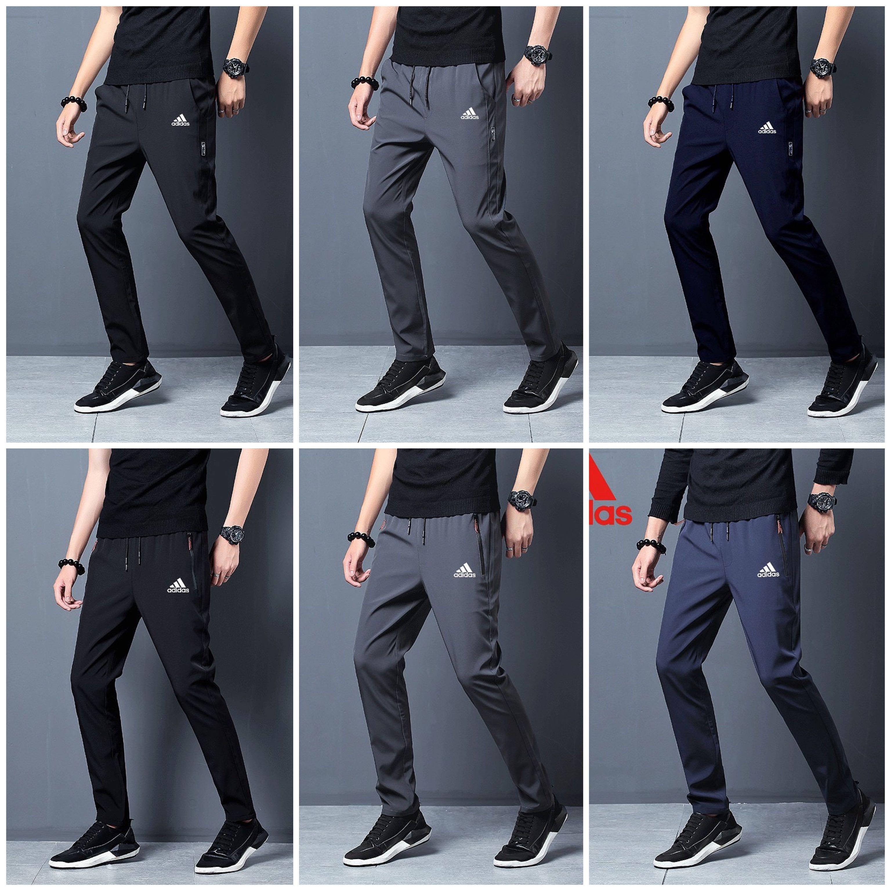 Adidas tf zip pocket jogger pants, Men's Fashion, Bottoms, Joggers on  Carousell