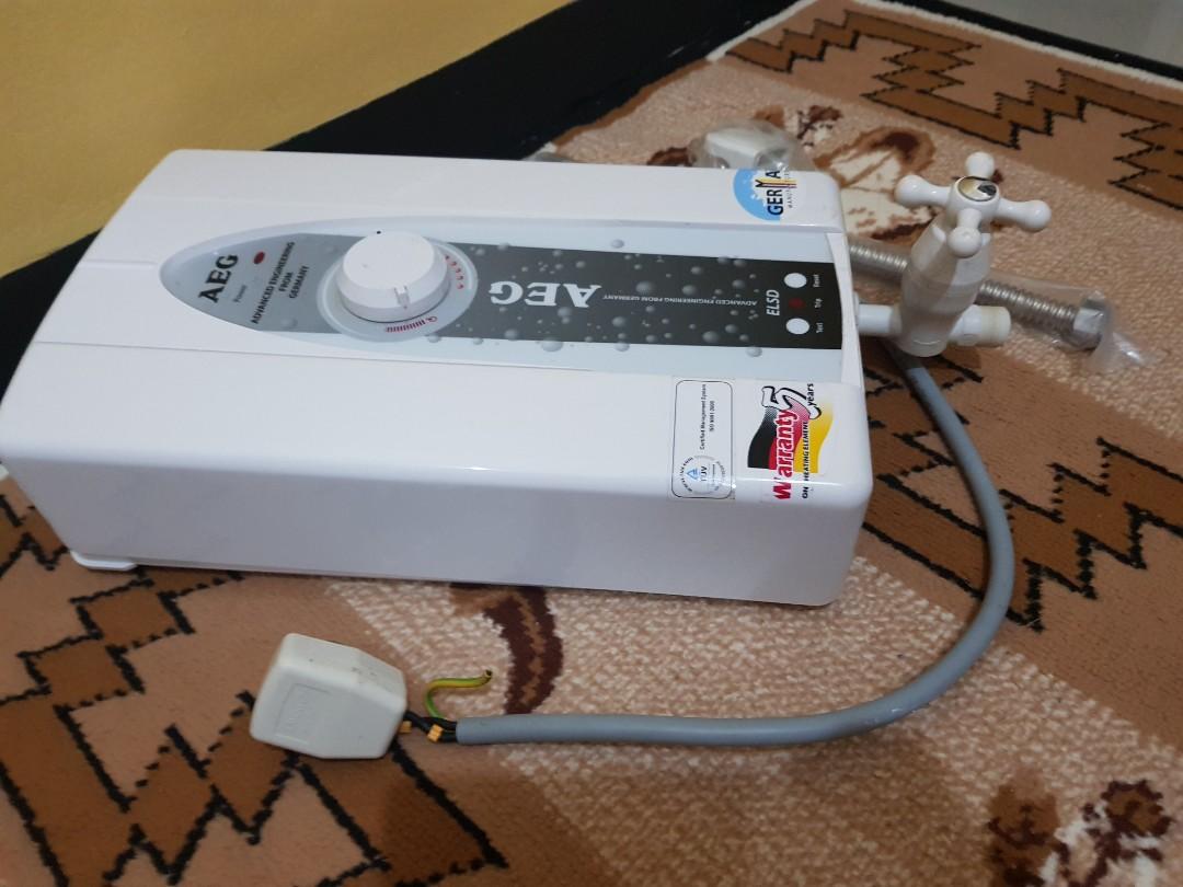 Aeg water heater, TV & Home Appliances, Water Heater & Instant Showers