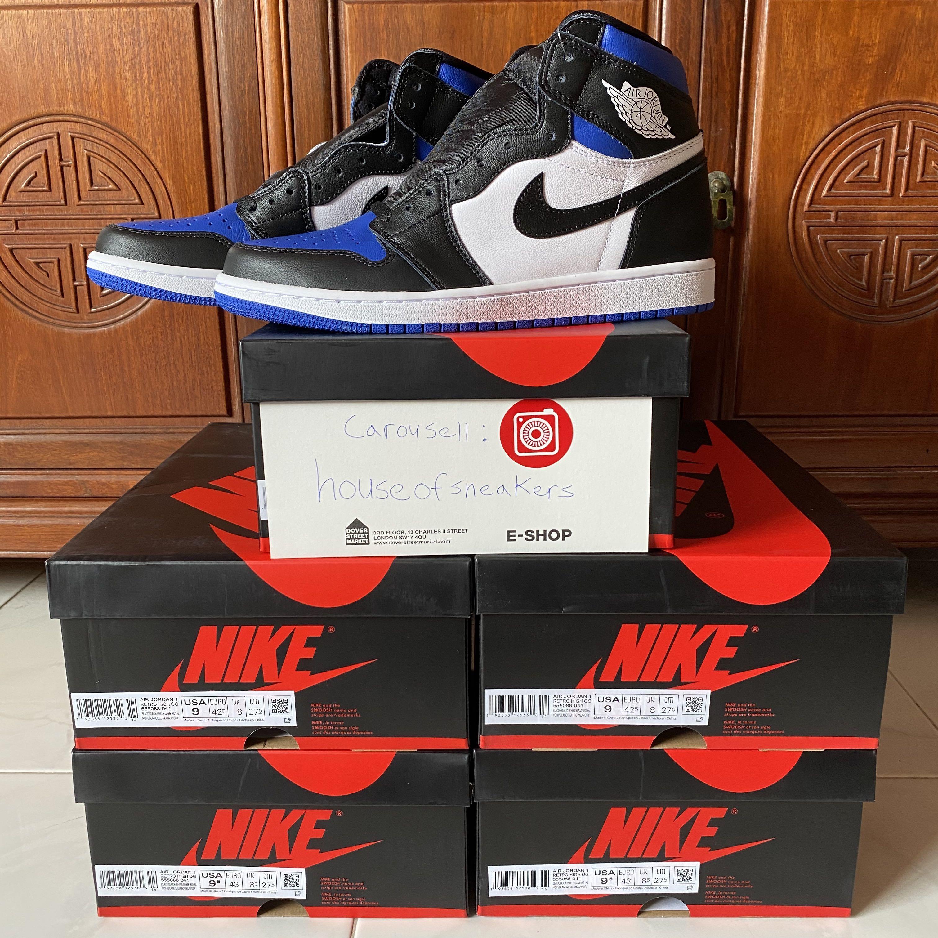 royal toe jordan 1 stock