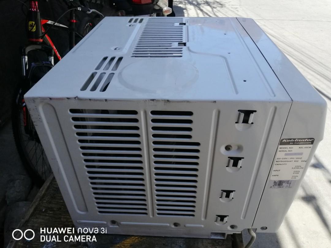 Aircon kelvinator .5hp, TV & Home Appliances, Air Conditioning and