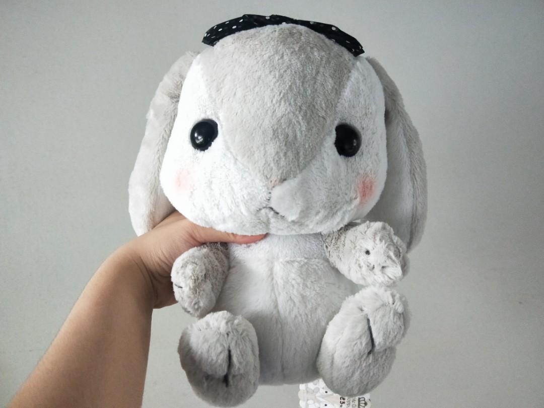 LIMITED Amuse Pote Usa Loppy Baby Big Jumbo Plush 27cm Bunny Rabbit