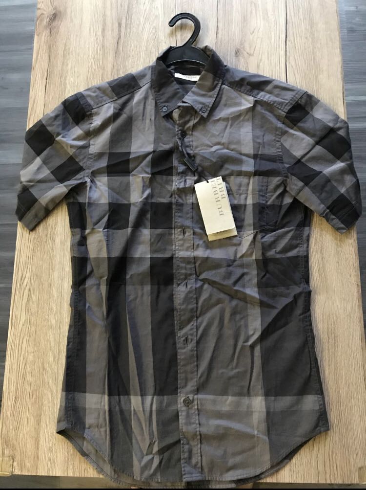Authentic Burberry Brit checkered short sleeve shirt