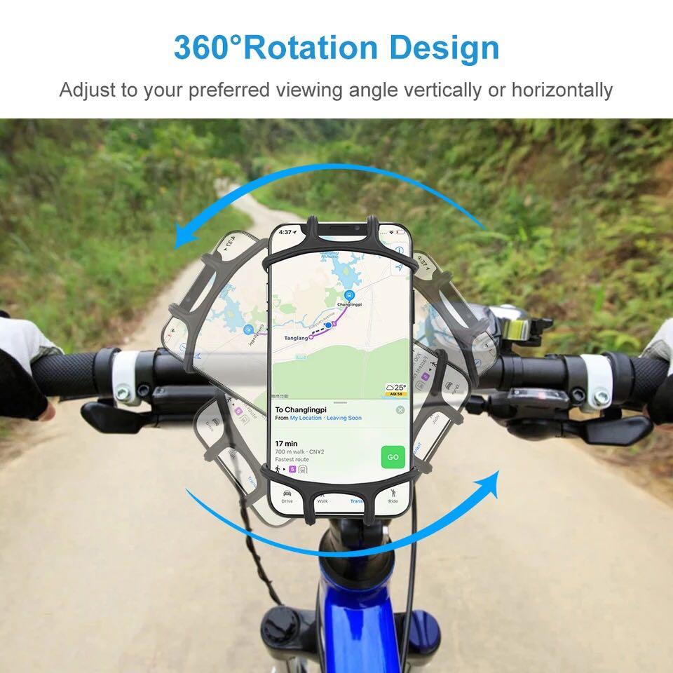 phone holder for bicycle handlebars