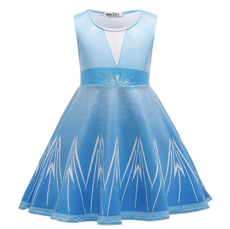 BN Toddler Girl Frozen Elsa inspired Sleeveless Dress for 2 4