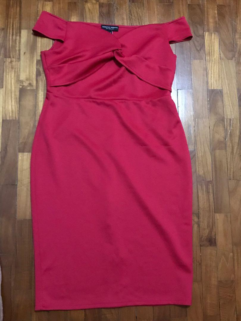 dorothy perkins off shoulder dress