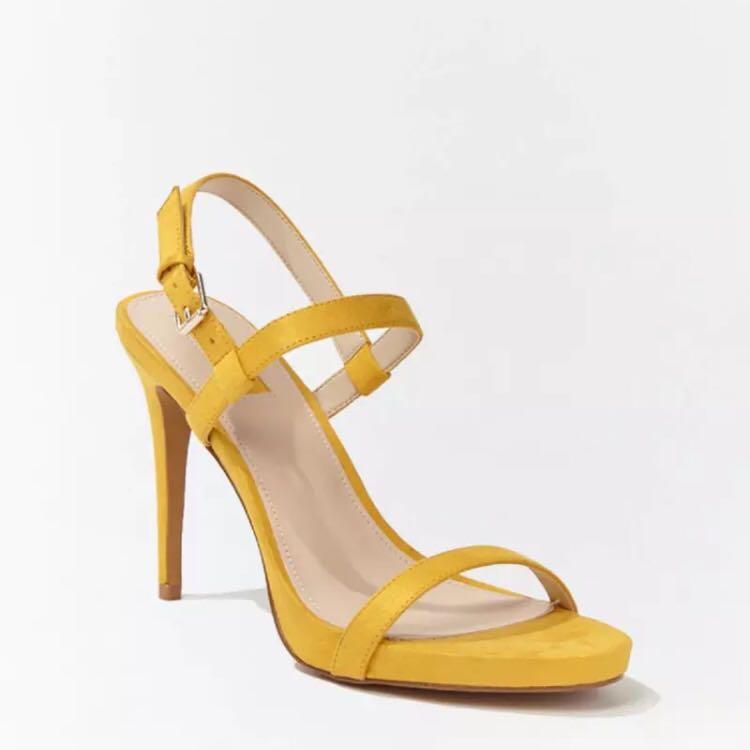 forever 21 yellow heels