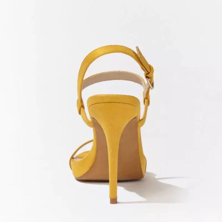 forever 21 yellow heels