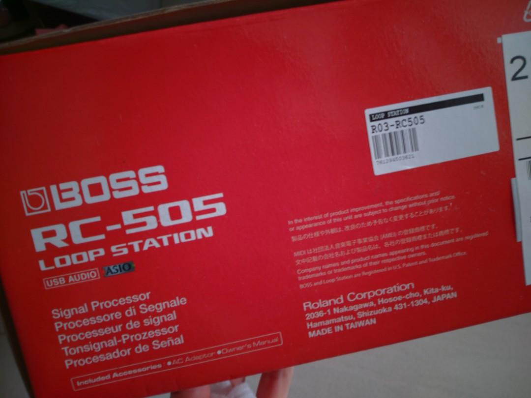 99%new BOSS Loop station RC-505, 興趣及遊戲, 音樂、樂器& 配件 