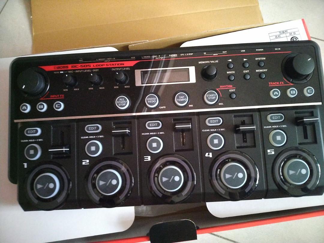99%new BOSS Loop station RC-505, 興趣及遊戲, 音樂、樂器& 配件 