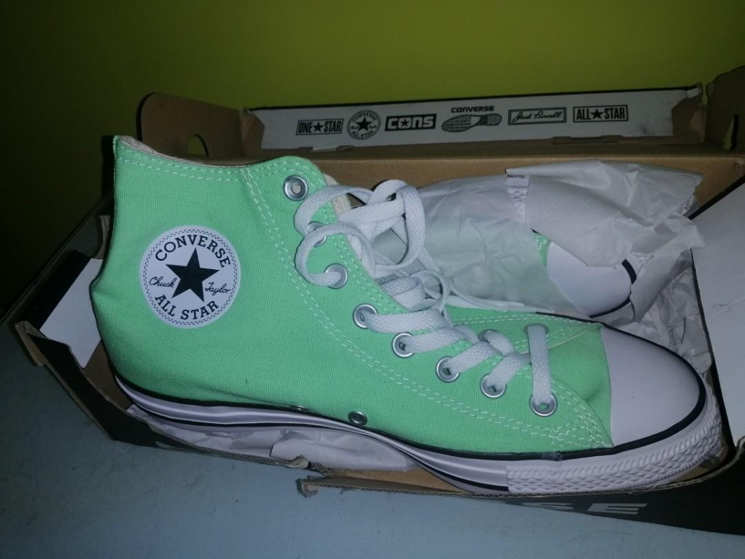 Brand new Converse in lime green, Men's 