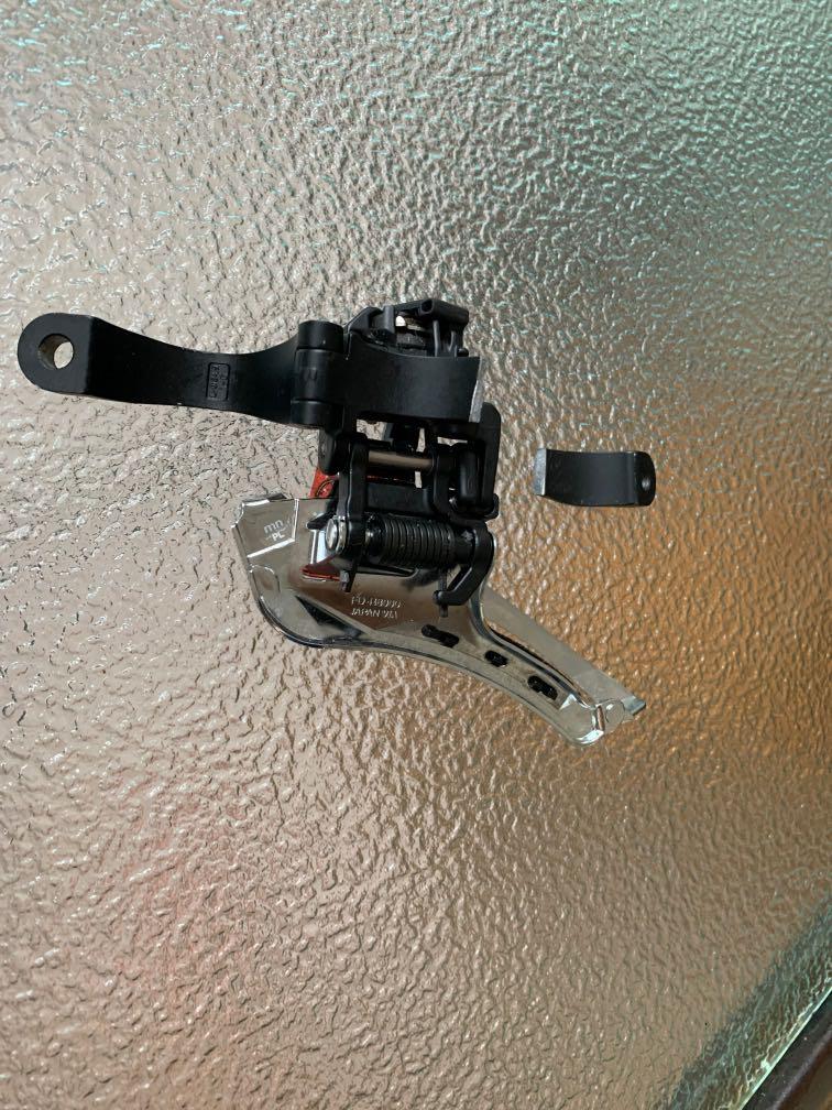Broken front online derailleur