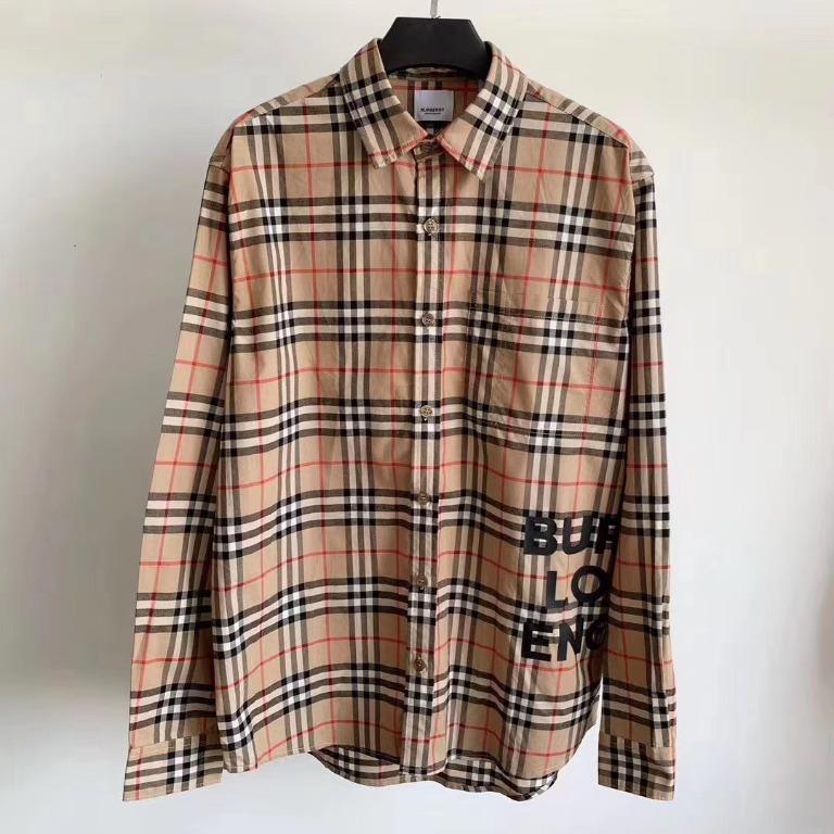burberry checkered shirt