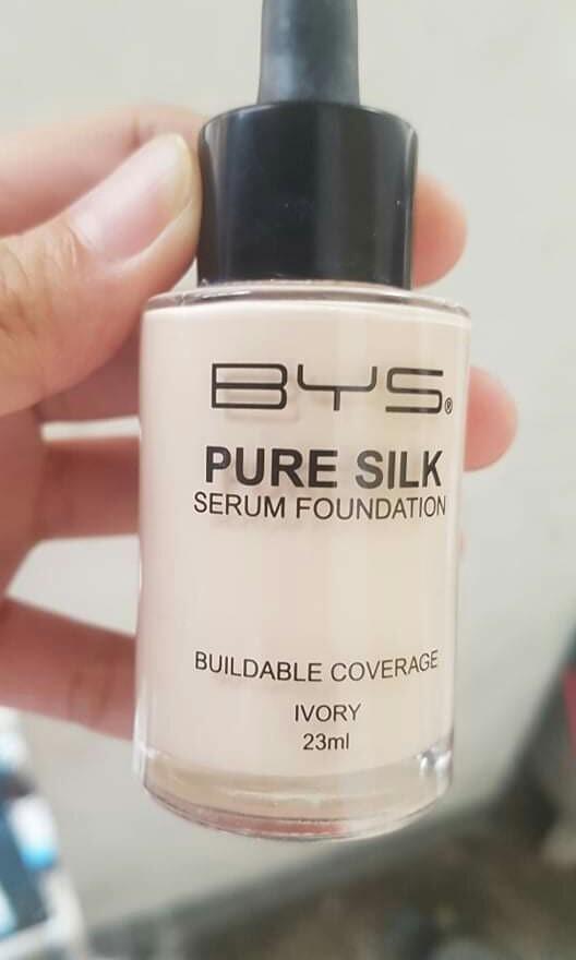 bys pure silk serum foundation