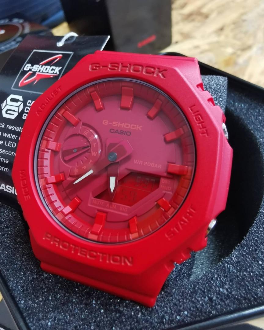 Casio G Shock GA2100 TMJ merah Men s Fashion Watches