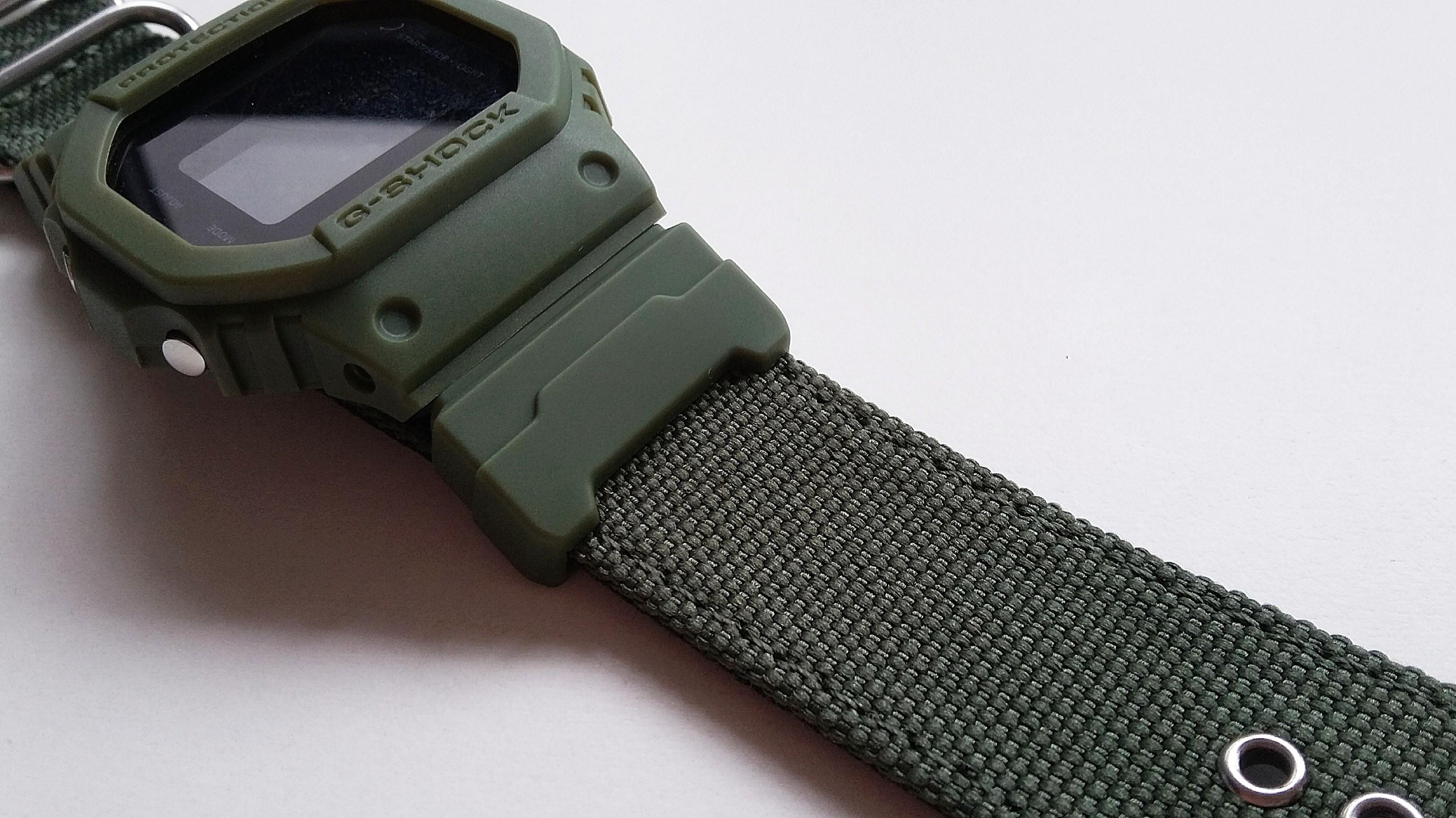 Casio cheap canvas strap