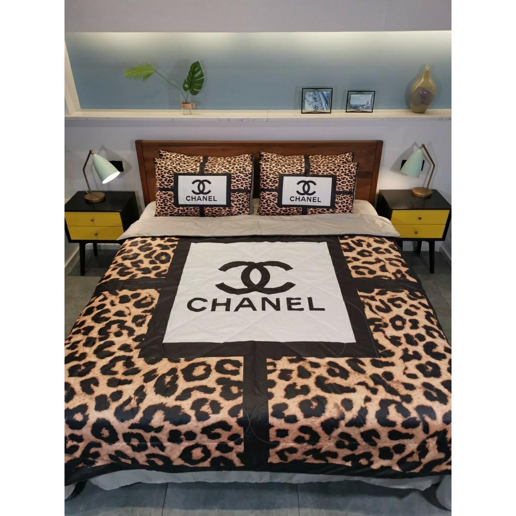 Chanel Bedsheet With Comforter Set