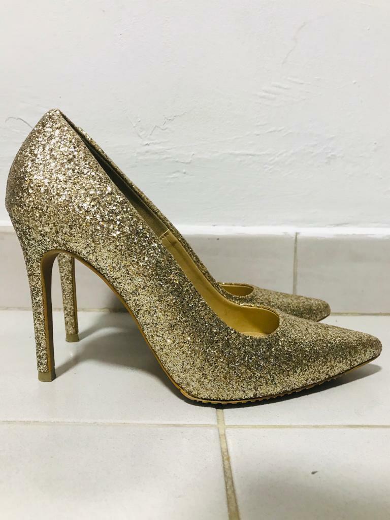 Christy ng . glitter Heels/wedding shoe 