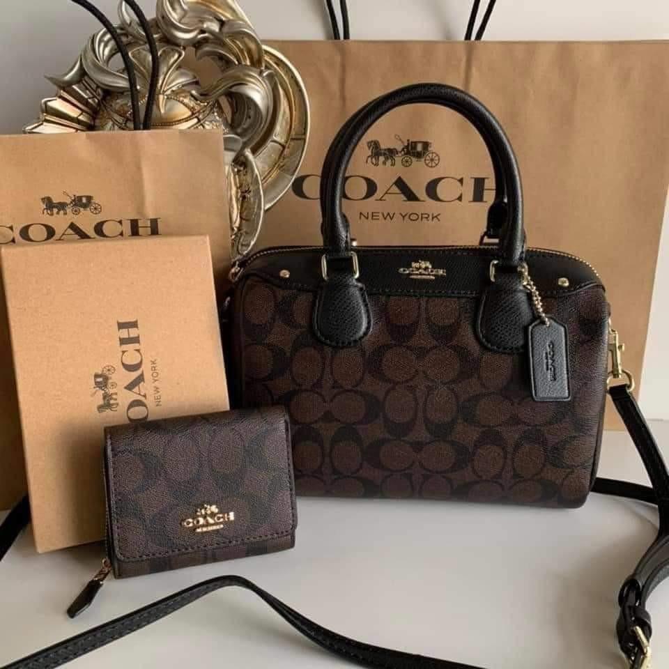 Coach cheap bag set