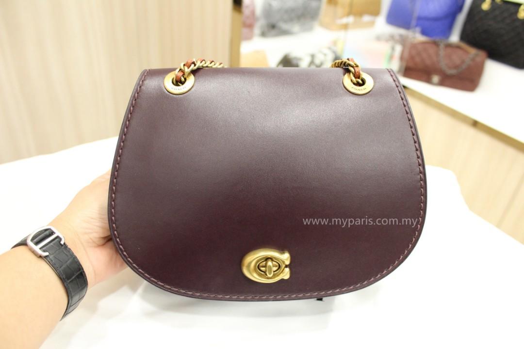 Coach parker top saddle bag