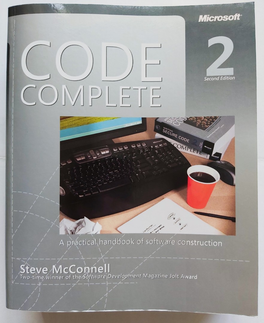 Code Complete Second Edition by Steve McConnell, Hobbies & Toys, Books & Magazines, Fiction