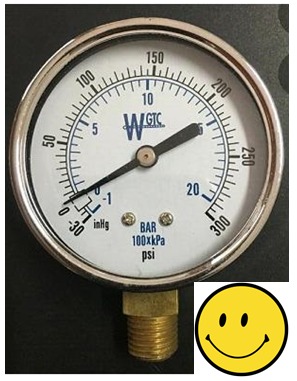 vacuum and pressure gauge