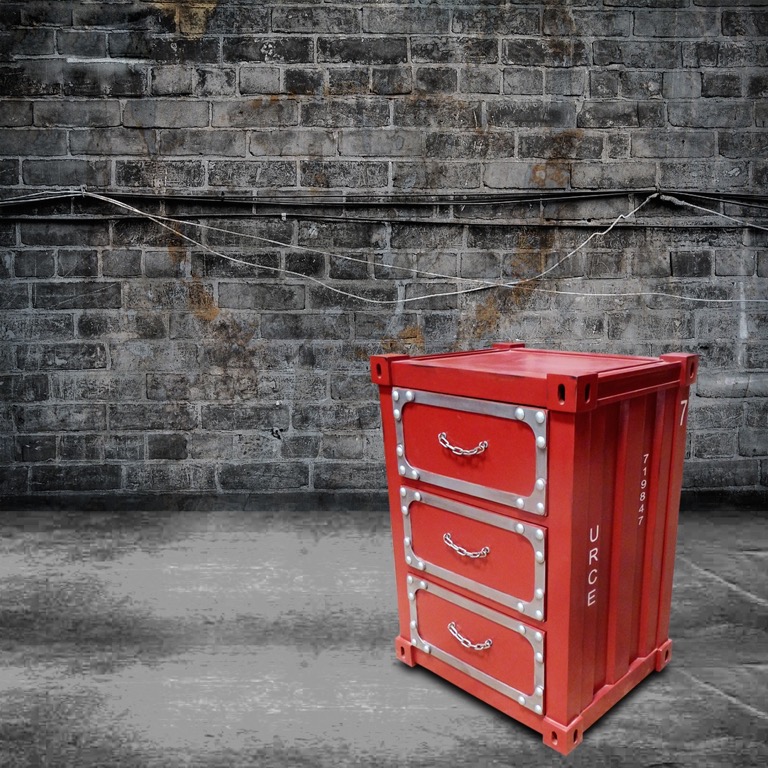 Container Style Side Table 3 Tier, Furniture & Home Living, Furniture ...