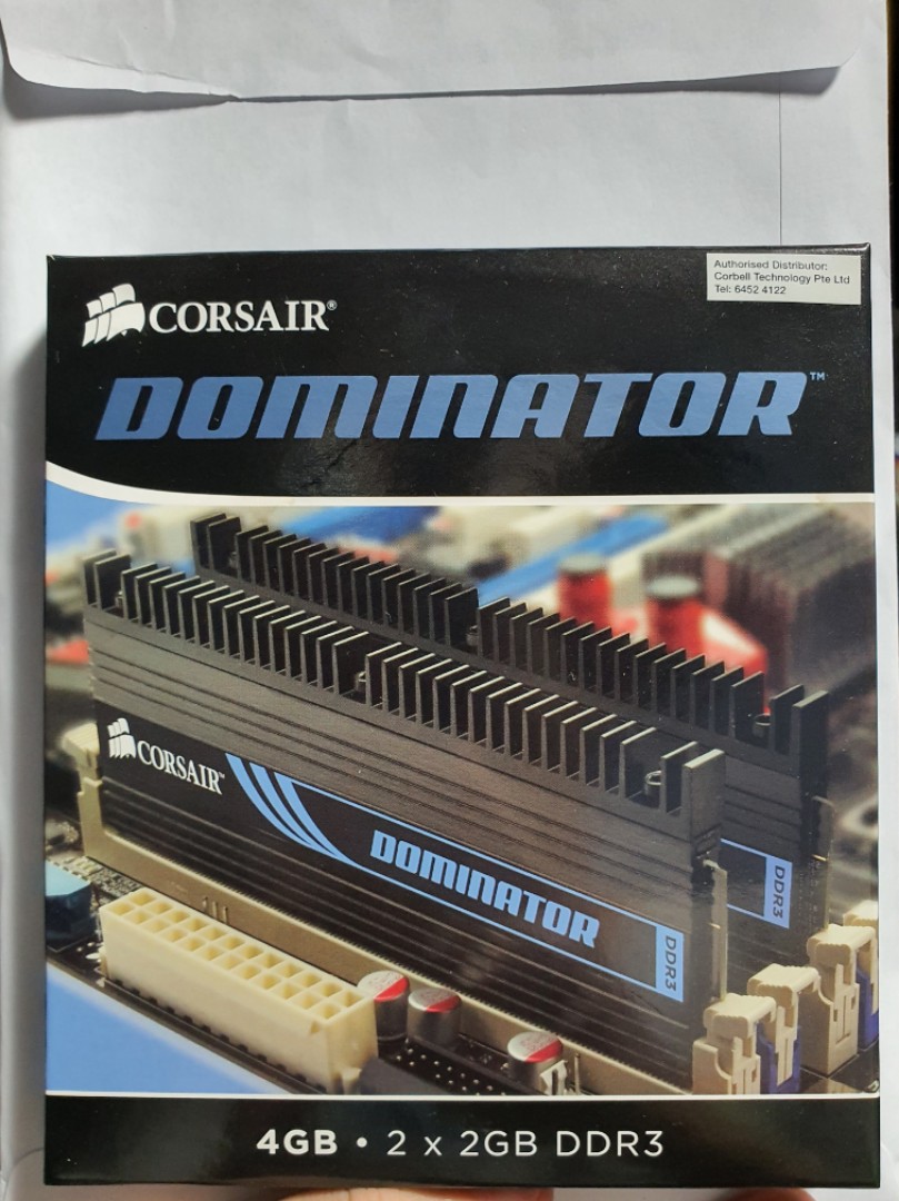 Corsair DDR3 Dominator 4GB 2x2GB RAM Computers Tech Parts