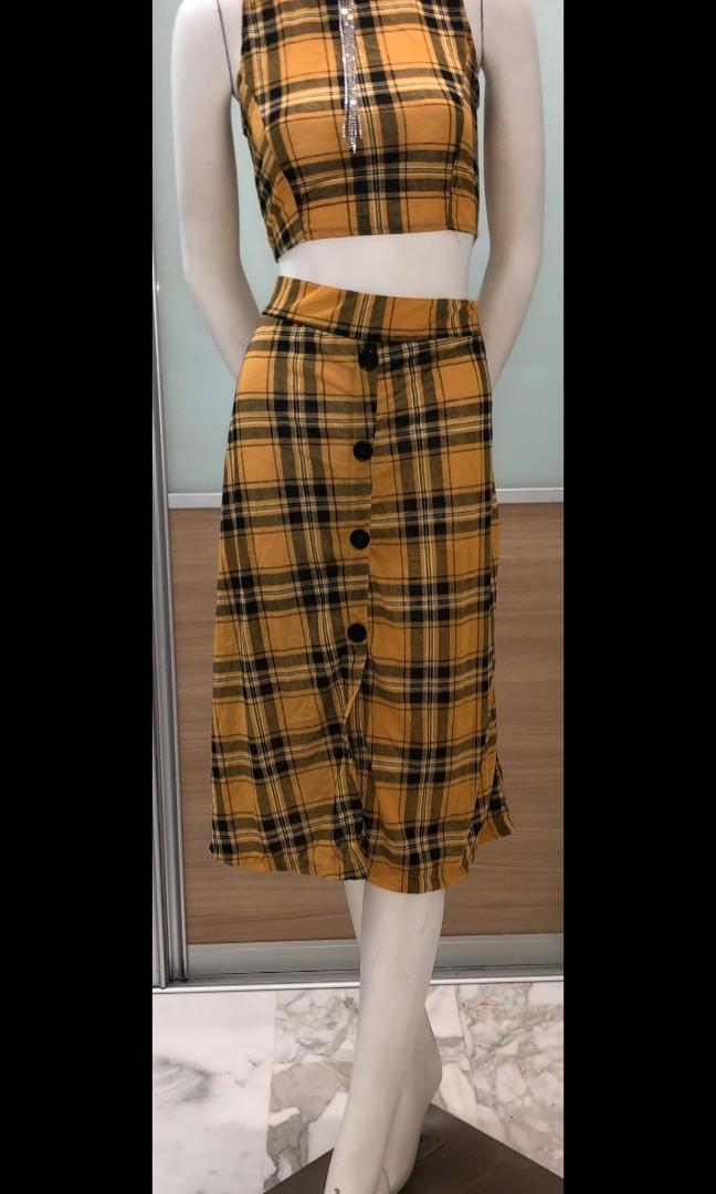 Crop top dress casual clearance