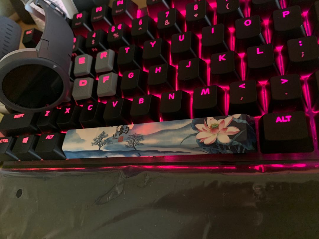 Custom Design Replacement Space Bar Keycap PBT 6.25U DIY Mechanical