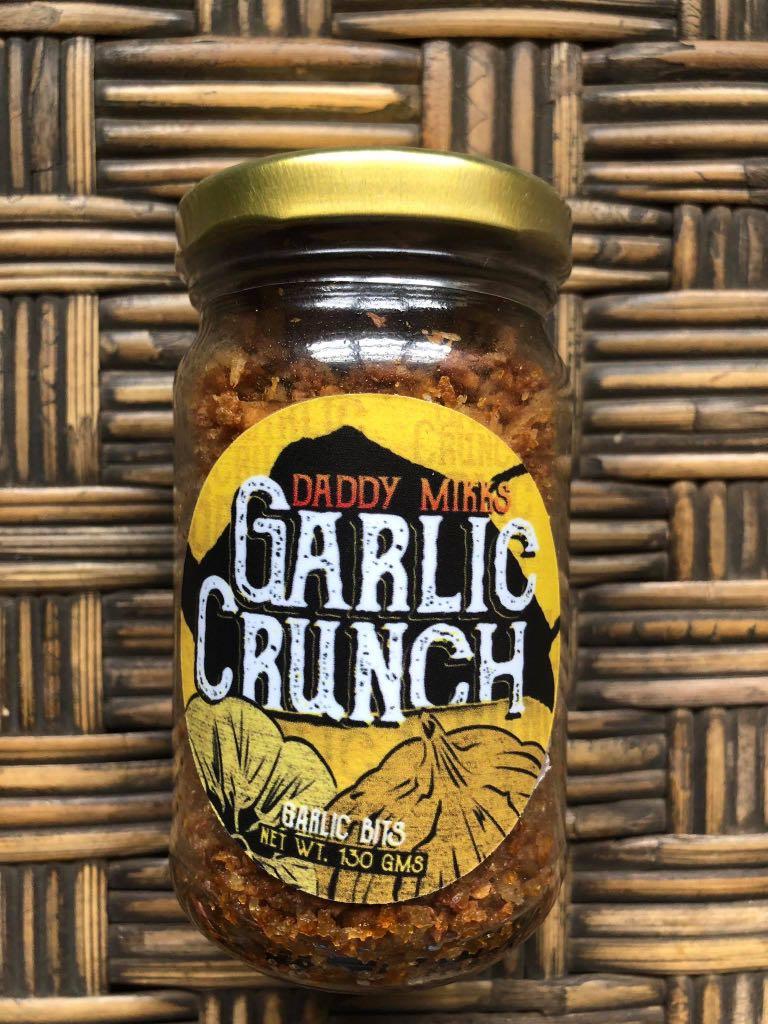 Daddy Mikks Chili and Garlic Crunch (Category: Local Eats) located in Manila. Submitted by nachonacho31 (Listing ID 1014319778, Image 2). Description: Update: April 5 2026 Chili crunch - 260php Garlic crunch - 220php Wholesale price can be discussed for Bulk orders :) Payment via BDO or Gcash For Bulk Orders, kindly message us :).