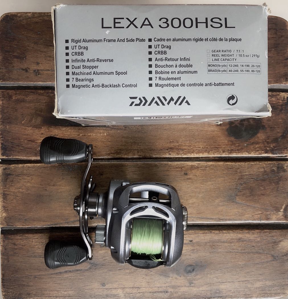 Fishing reel - Daiwa Lexa 300HSL, Sports Equipment, Fishing on