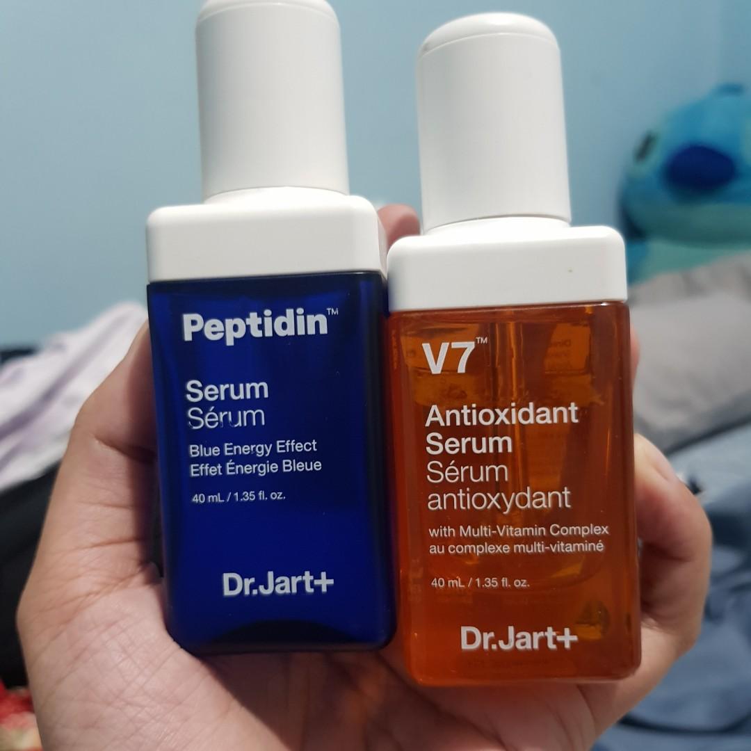 Dr Jart V7 Serum Free Peptidin Blue Serum And Special Gift Kesehatan Kecantikan Kulit Sabun Tubuh Di Carousell