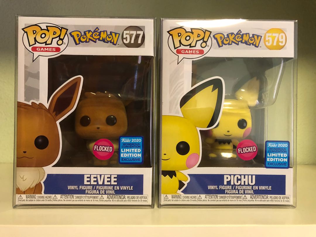 funko pop pichu flocked