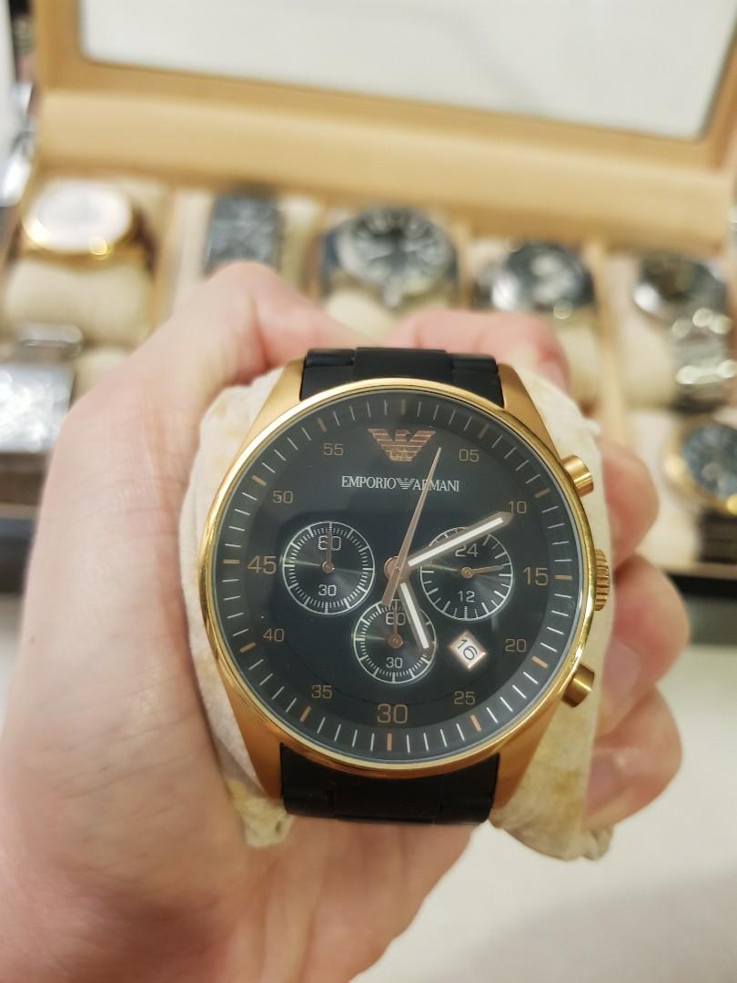 Emporio Armani Rose Gold watch, Mobile Phones & Gadgets, Wearables & Smart  Watches on Carousell