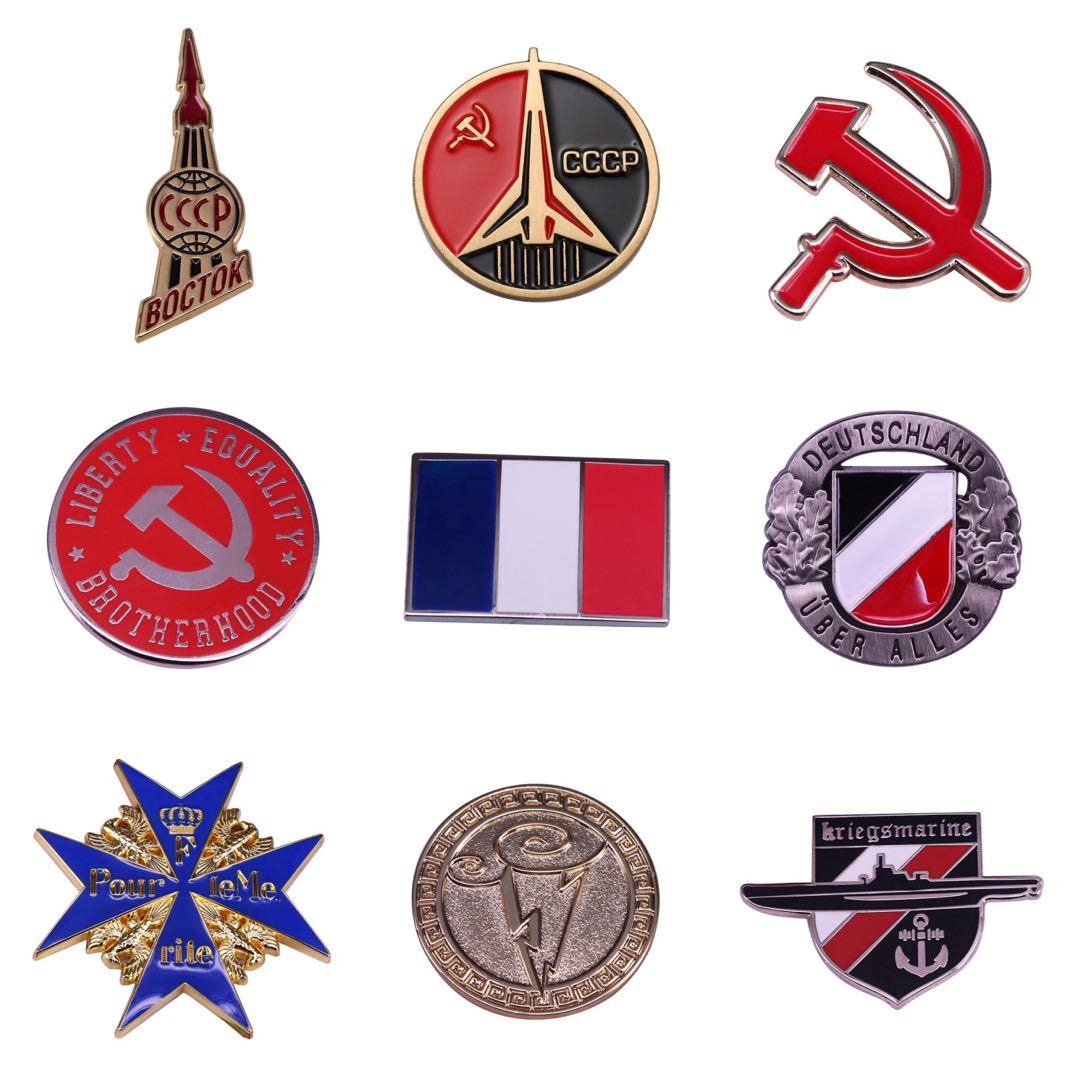 Enamel Pin Germany Cccp Deutschland Army War Toys Games Action Figures Collectibles On Carousell