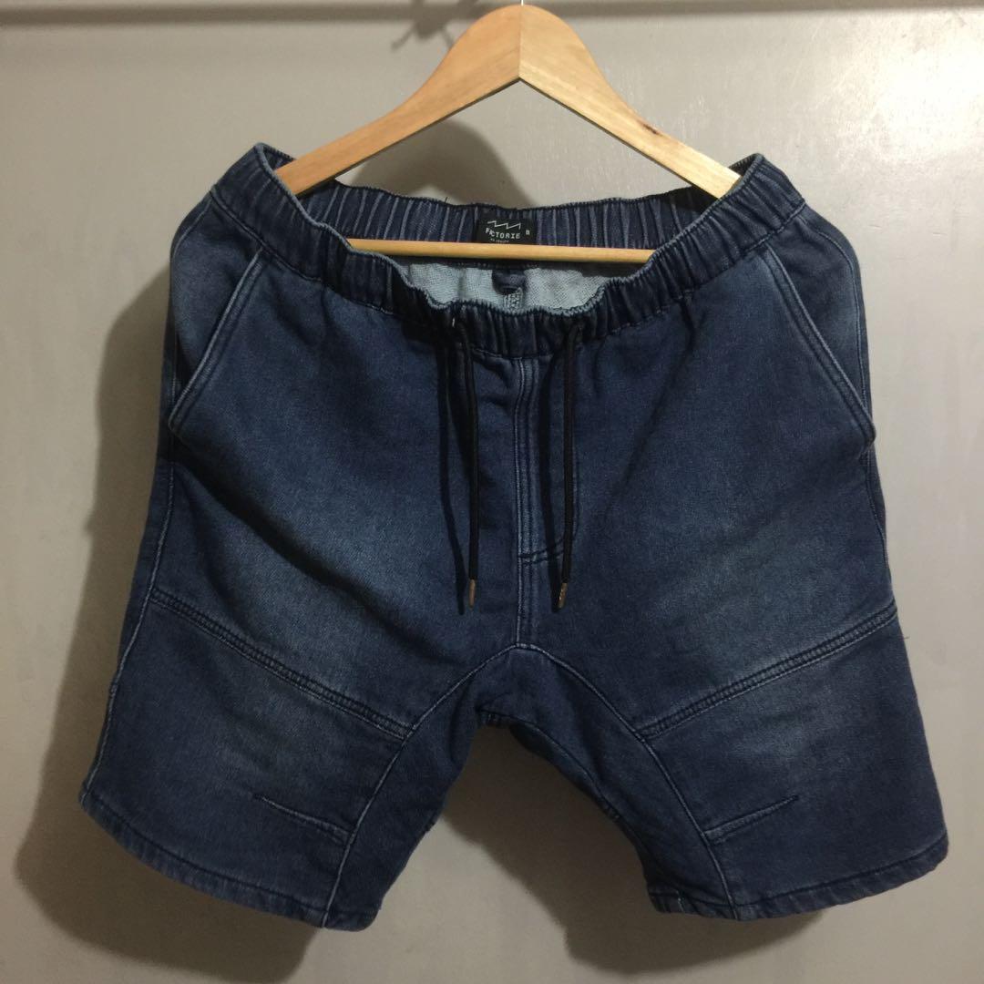 jogger jean shorts womens