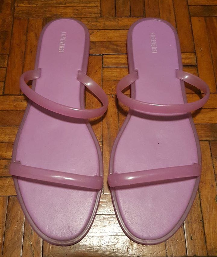 forever 21 jelly sandals