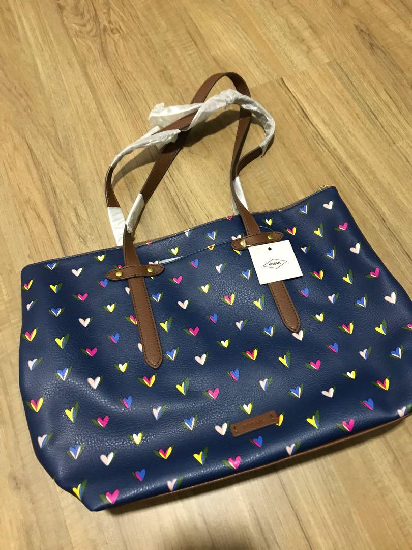 Fossil madison tote hot sale