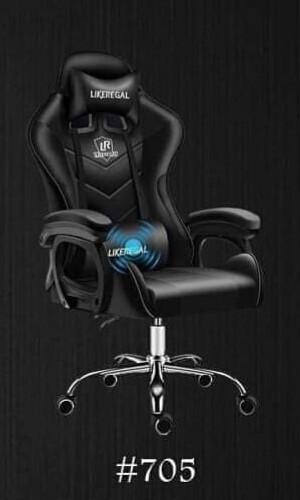 GAMING CHAIR (Category: Office Furniture & Fixtures) located in Manila. Submitted by ALLOSSHOP (Listing ID 1014261045, Image 3). Description: Leather Reclining backrest Adjustable height.