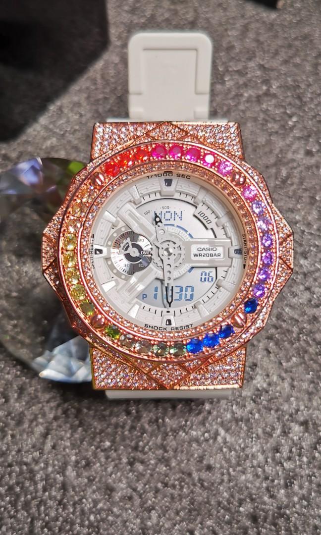Geo X In Rosegold Rainbow Gshock Series Mobile Phones Gadgets Wearables Smart Watches On Carousell
