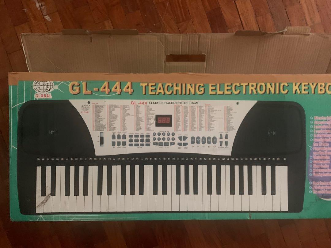 Global GL444 Electronic Piano Keyboard, Hobbies & Toys, Music & Media