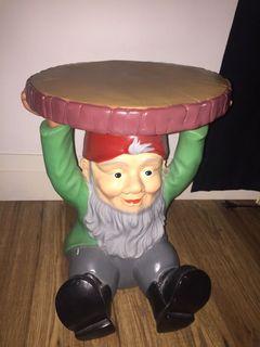 Gnome plant holder /stool