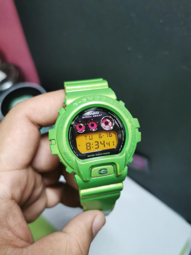 Gshock g shock dw6900 nb3 hulk module 1289 Men s Fashion Watches