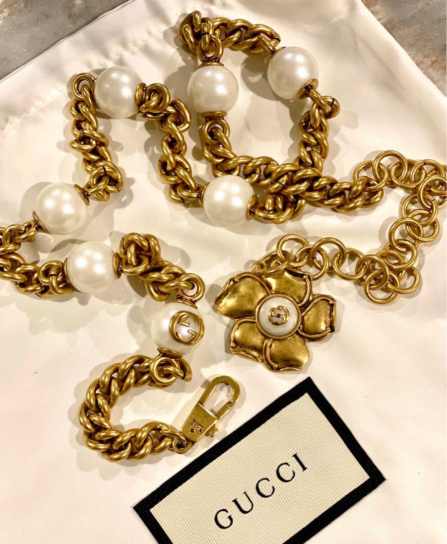 gucci chain belts
