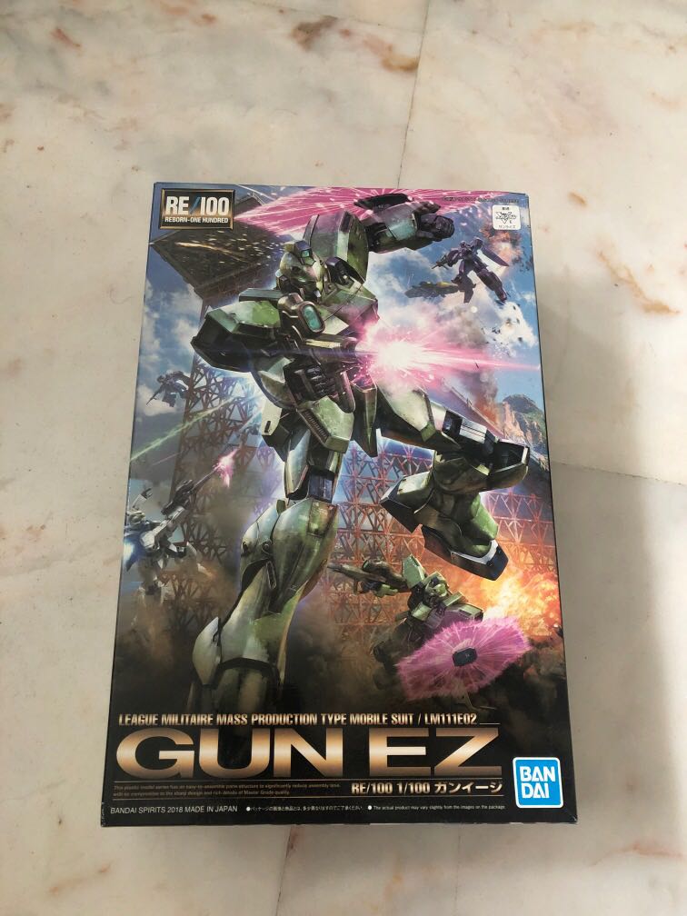 Gundam Gun EZ RE/100, Toys & Games, Bricks & Figurines on Carousell